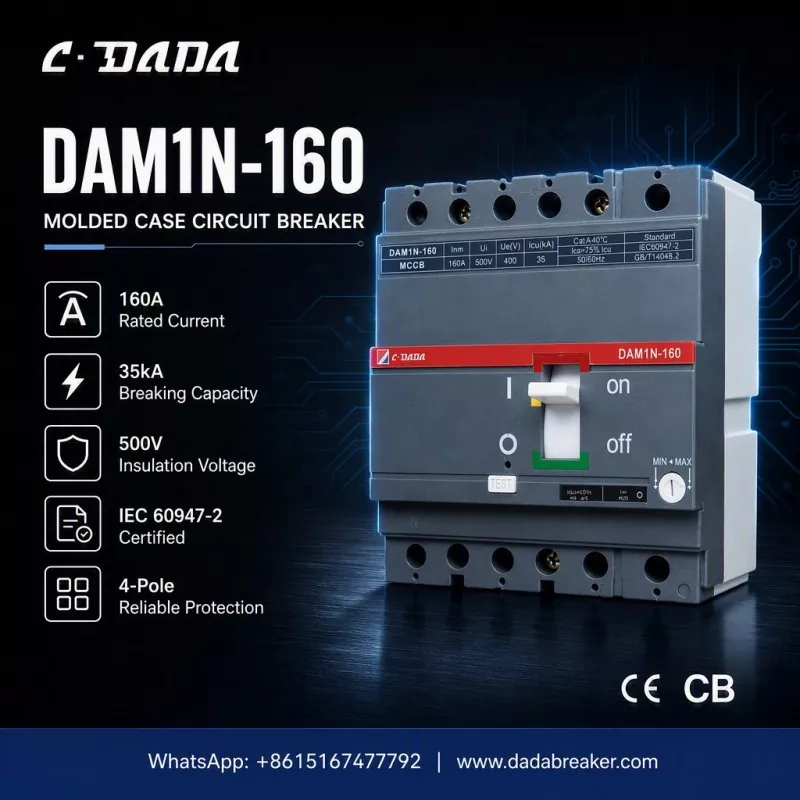 Parastina Rastiya Ji bo Tora Pîşesaziyê: C·DADA DAM1N-160 MCCB